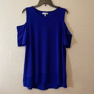Chaus royal blue blouse